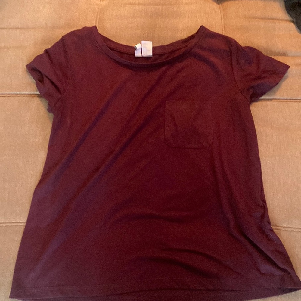 DIVIDED dark purple T-shirt